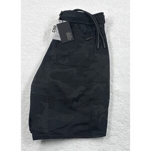 CSG‎ Active Off Court Shorts Mens Medium Black Camo 8in Mesh Athletic NWT